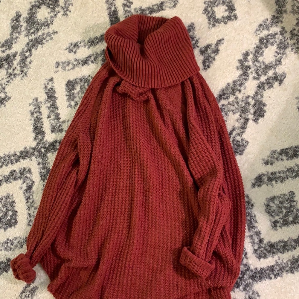 Oversized turtleneck
